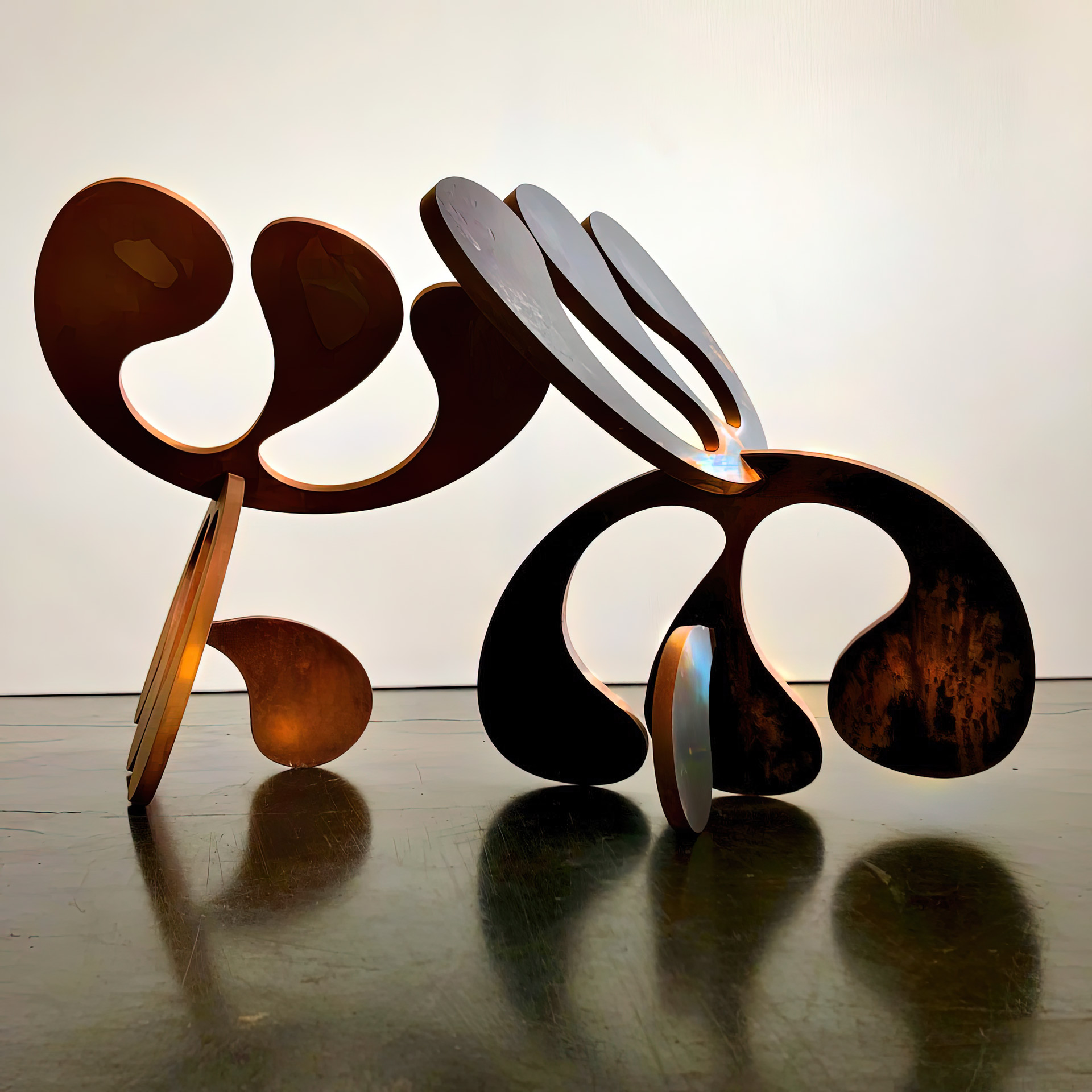 Robert Santoré Fits And Starts in CorTen Steel